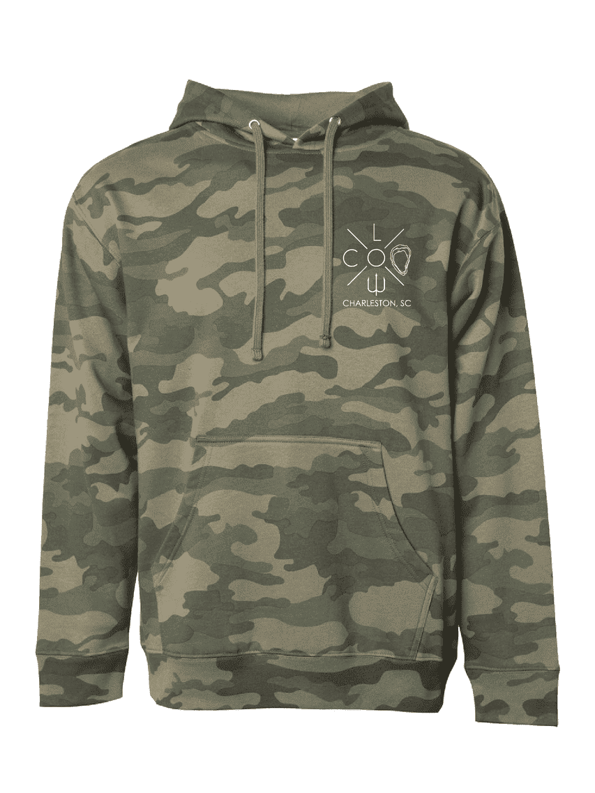 Jolly Shucker Hoodie in Camouflage – Lowcountry Oyster Company