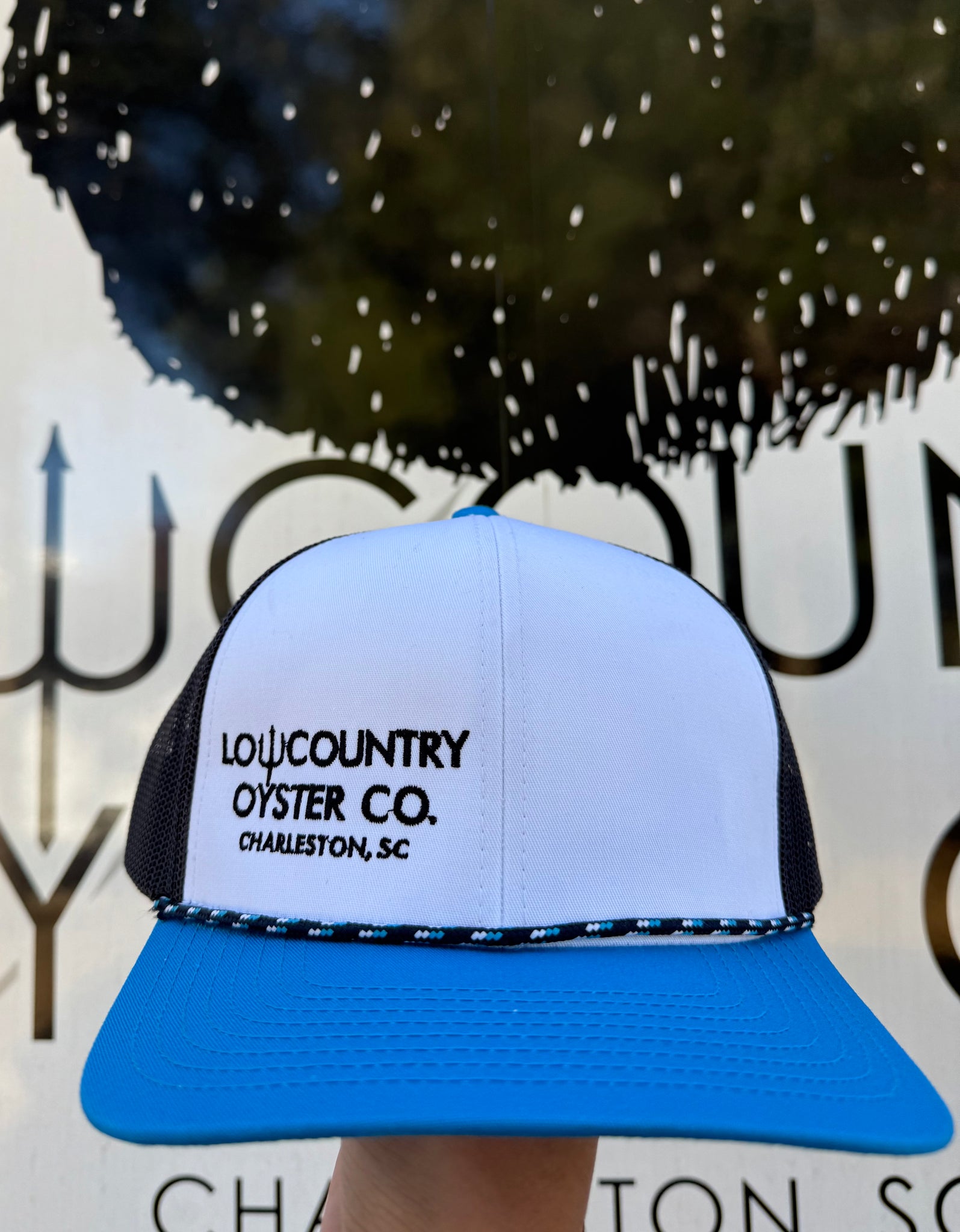 Rope Trucker Hat Blue/Black