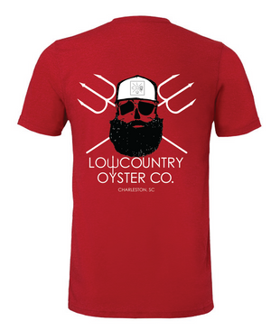 The Jolly Shucker Tee in Red Heather