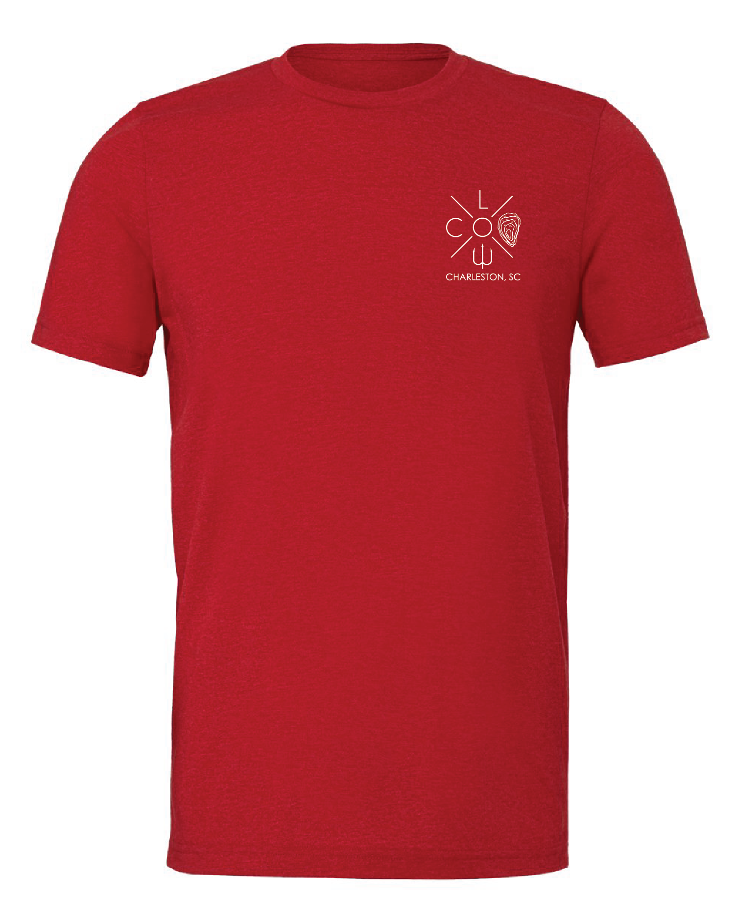 The Jolly Shucker Tee in Red Heather