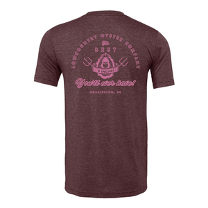 Best 3 Inches Tee in Maroon